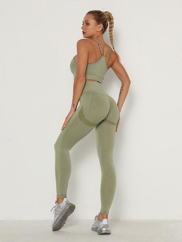 Wrap Solid Absorb Sweat Yoga Suits