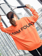 Fashion Letters Printed Loose Sports Sweat Shirts