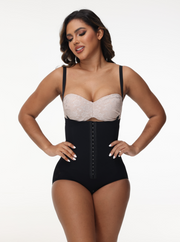 Strapless buttoned pants shapewear faja