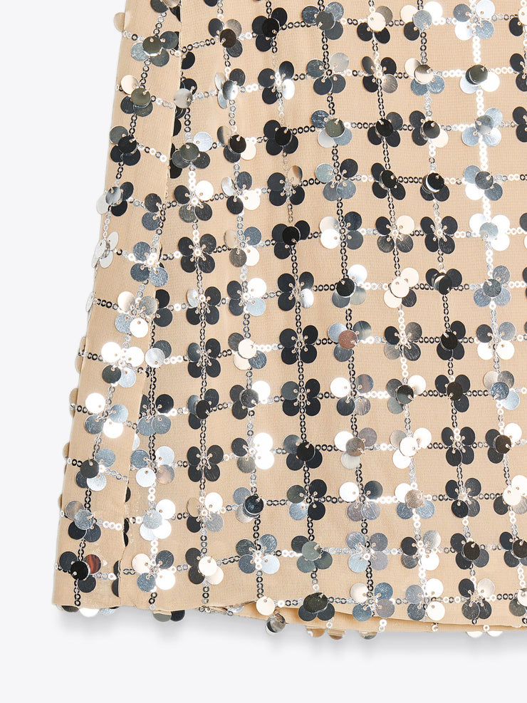 Sexy Sequined Shiny Sling Skirt