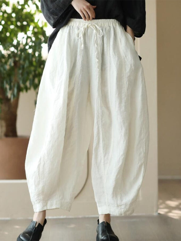 Linen Harem Pants