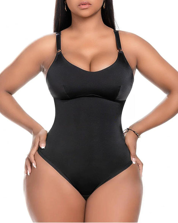 Comfy Tummy Control Shapewear Thong Bodysuit With Built-In Bra | Daily Use