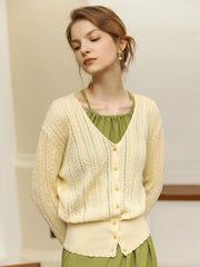 【Final Sale】Emma Cable Knit Cardigan