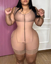 High Control Full Body Zipper Faja