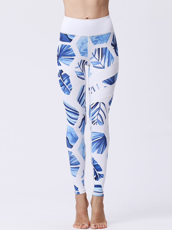 Floral Printed High Waist Leggings