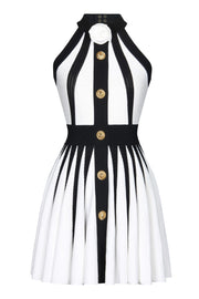 Adelya Rose Halter Knit Mini Dress