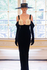 Anasta Floral Maxi Bandage Dress