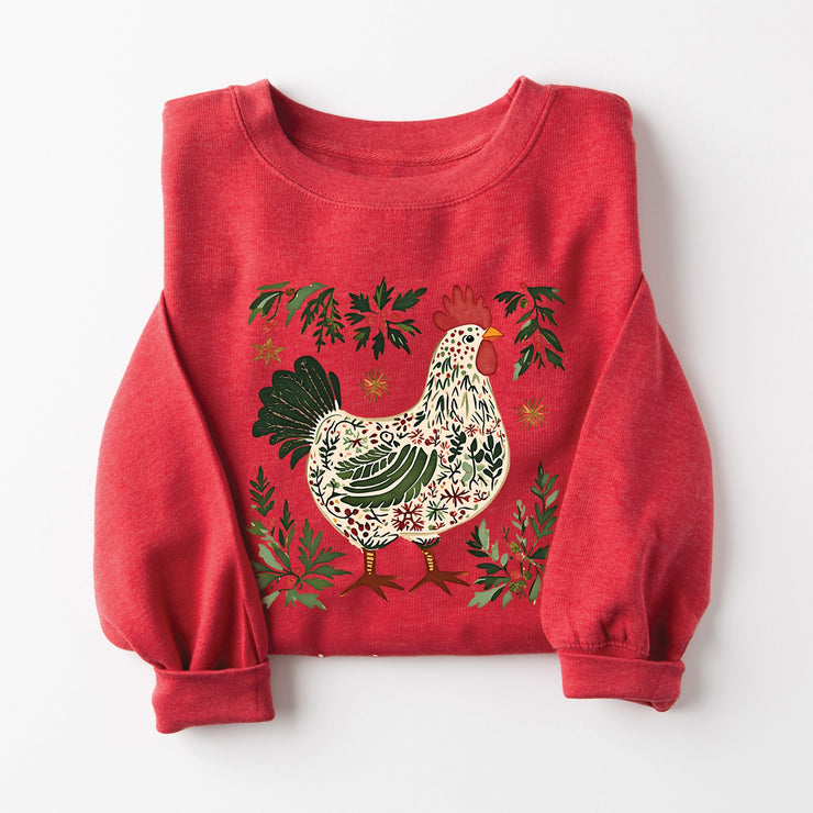 Christmas Chicken Sweatshirt