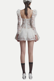 Caitlyn Lace Corset Mini Dress