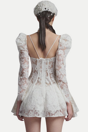 Caitlyn Lace Corset Mini Dress