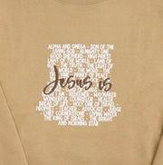 Jesus Is Embroidered Crewneck Sweatshirt