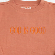 God is Good Embroidered Crewneck Sweatshirt