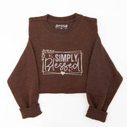 Simply Blessed Embroidered Crewneck Sweatshirt