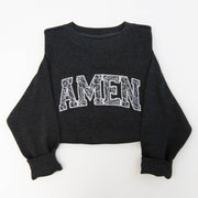 Amen Varsity Embellished Crewneck Sweatshirt