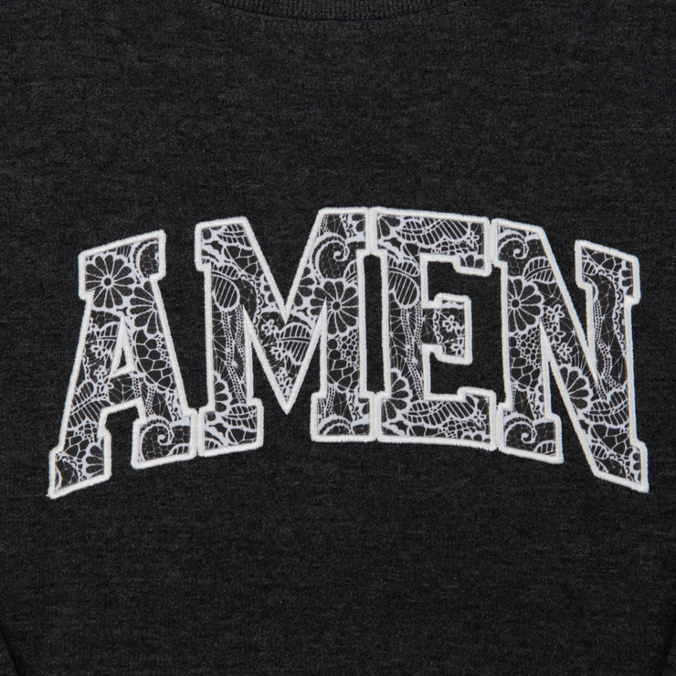 Amen Varsity Embellished Crewneck Sweatshirt