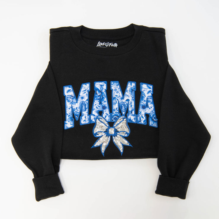 Mama Embellished Crewneck Sweatshirt
