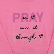 Pray Embroidered Crewneck Sweatshirt