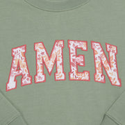 Amen Side Slit Crewneck Sweatshirt