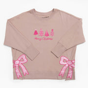 Merry Christmas Side Slit Crewneck Sweatshirt