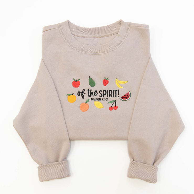 Fruit of the Spirit Embroidered Crewneck Sweatshirt