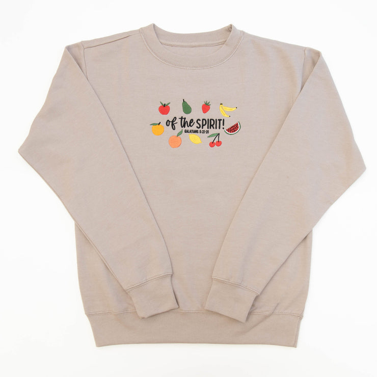 Fruit of the Spirit Embroidered Crewneck Sweatshirt