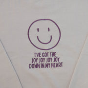 Joy Joy Joy Embroidered Crewneck Sweatshirt