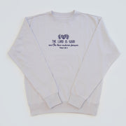 The Lord is Good Embroidered Crewneck Sweatshirt