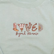 Loved Western Embroidered Crewneck Sweatshirt