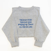 Praising my Savior Embroidered Crewneck Sweatshirt