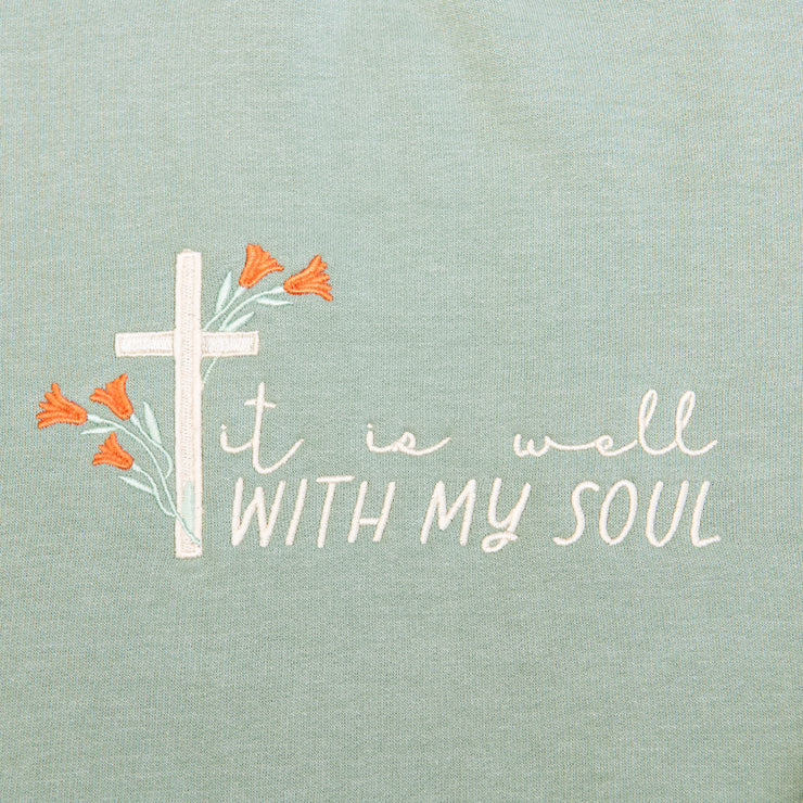 It is Well Embroidered Crewneck Sweatshirt
