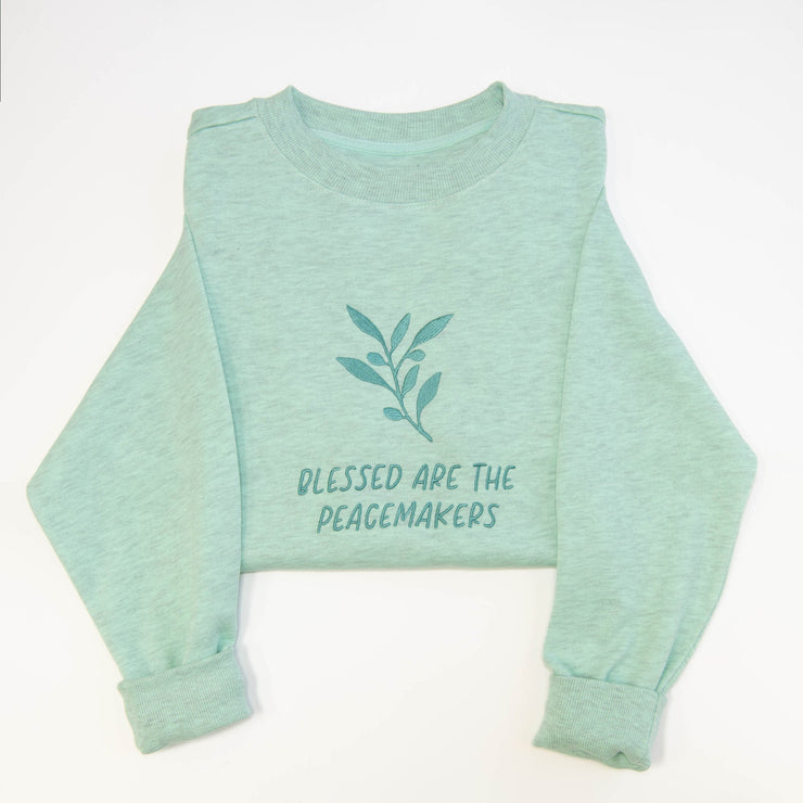 Peacemakers Embroidered Crewneck Sweatshirt