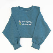 Rejoice Always Embroidered Crewneck Sweatshirt