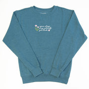 Rejoice Always Embroidered Crewneck Sweatshirt