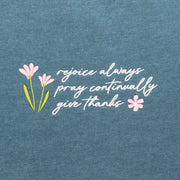 Rejoice Always Embroidered Crewneck Sweatshirt