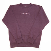 Praise the Lord Embroidered Crewneck Sweatshirt