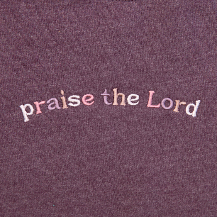 Praise the Lord Embroidered Crewneck Sweatshirt