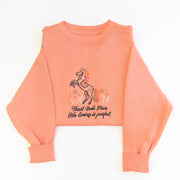 Trust God's Plan Embroidered Crewneck Sweatshirt