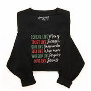 Believe Like Mary Sweatshirt