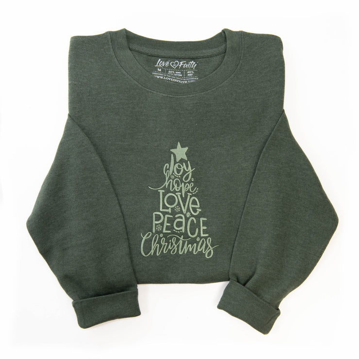 Joy Hope Love Sweatshirt