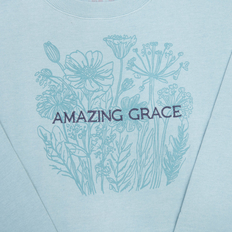 Amazing Grace Flowers Sweatshirt
