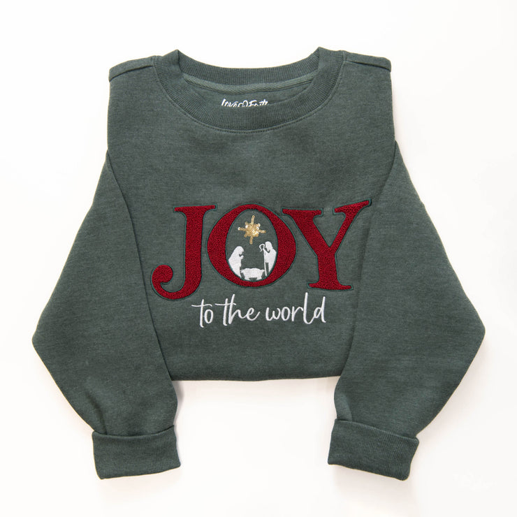 Embellished Joy to the World Sweatshirt