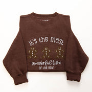 Embellished Most Wonderful Time Sweatshirt