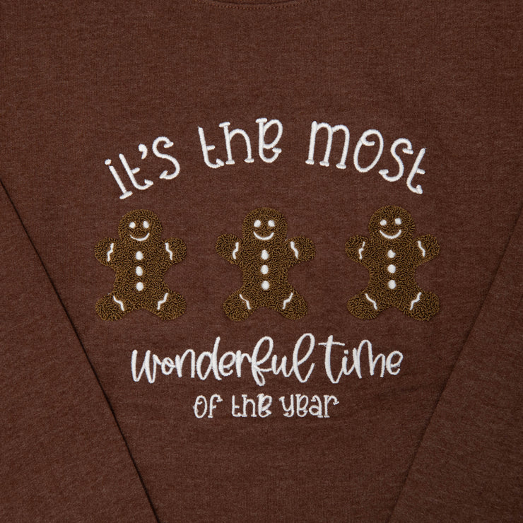 Embellished Most Wonderful Time Sweatshirt