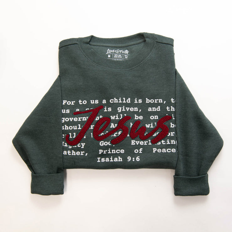 Jesus Embellished Sweatshirt