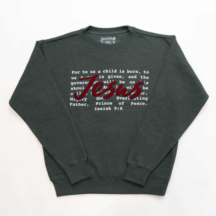 Jesus Embellished Sweatshirt
