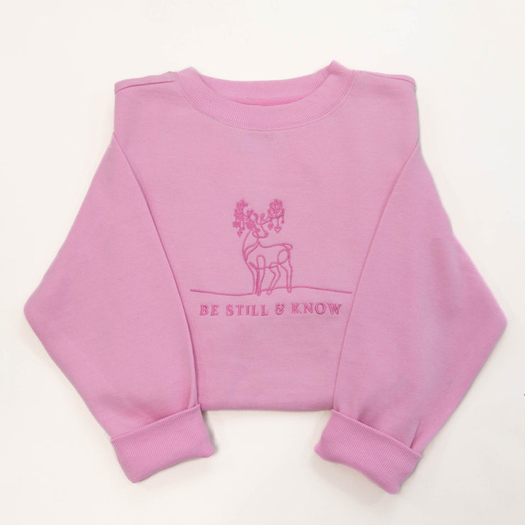 Be Still Deer Sweatshirt