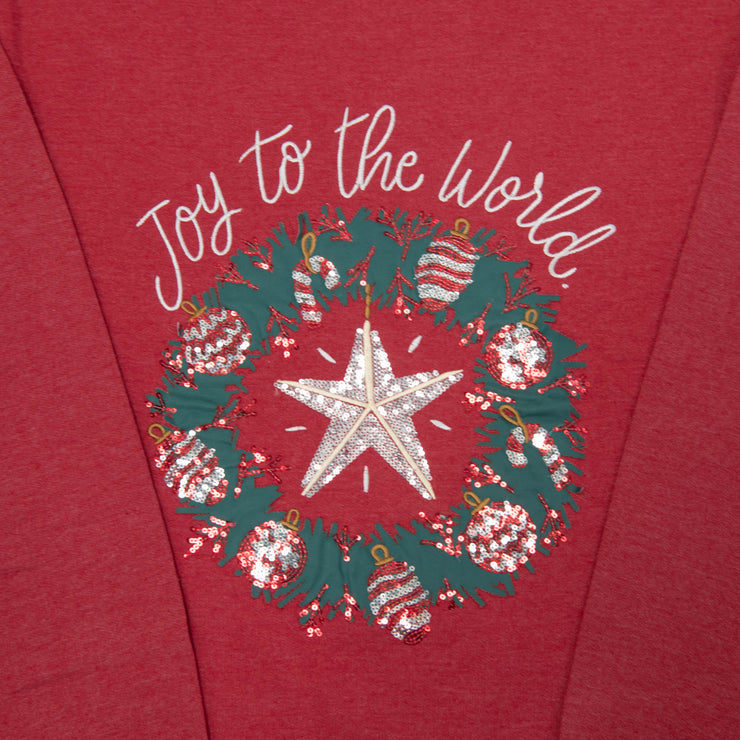 Embellished Joy to the World Sweatshirt