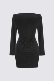 Denali Crystal Embellished Cutout Mini Dress