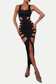 Fabian Cutout Split Maxi Dress