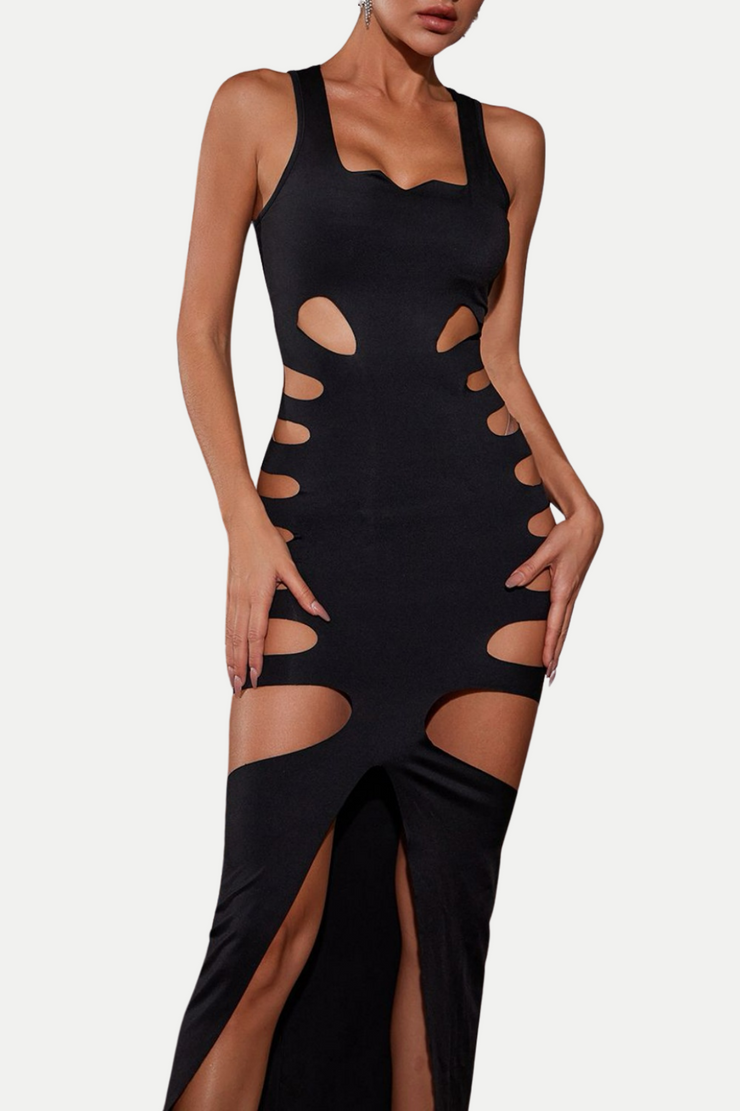 Fabian Cutout Split Maxi Dress